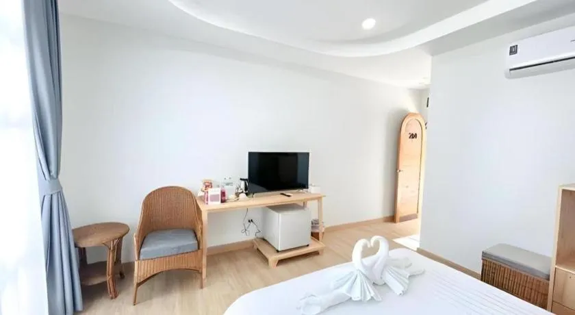 Bed in Gin's Greenery Resort