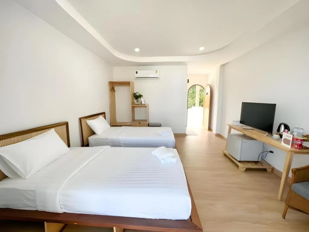 Bed in Gin's Greenery Resort