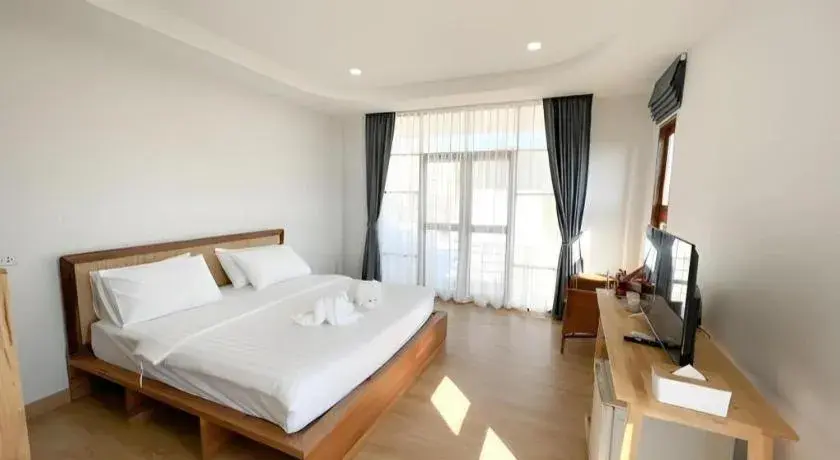 Bed in Gin's Greenery Resort Bed in Gin's Greenery Resort