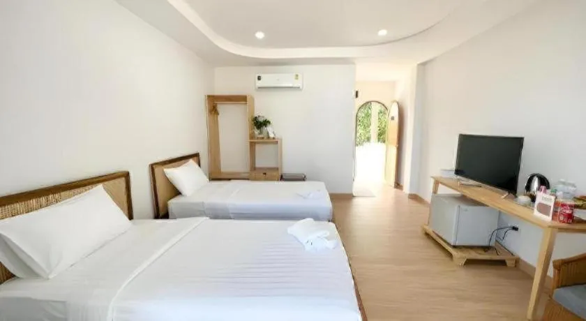 Bed in Gin's Greenery Resort