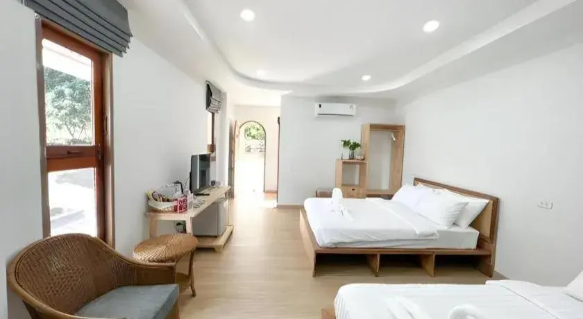 Bed in Gin's Greenery Resort Bed in Gin's Greenery Resort