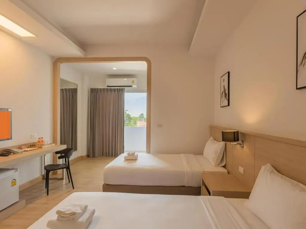 Bed in B2 Map Ta Phut Boutique & Budget Hotel Bed in B2 Map Ta Phut Boutique & Budget Hotel