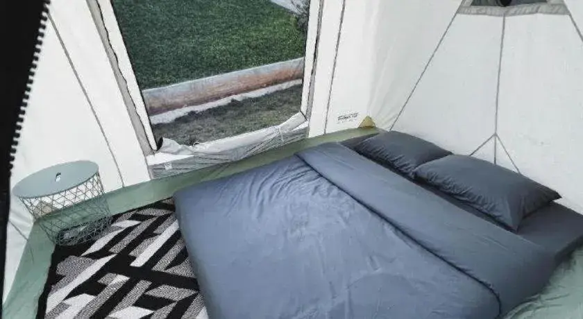 Bed in THUNWA the CAMPSITE Bed in THUNWA the CAMPSITE