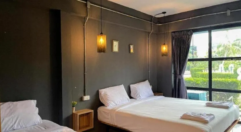 Bed in Warehouse18 Pool Cafe Resort