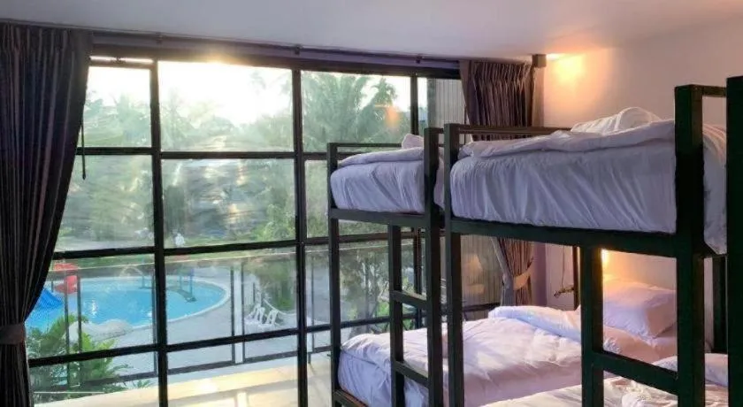 Bed in Warehouse18 Pool Cafe Resort