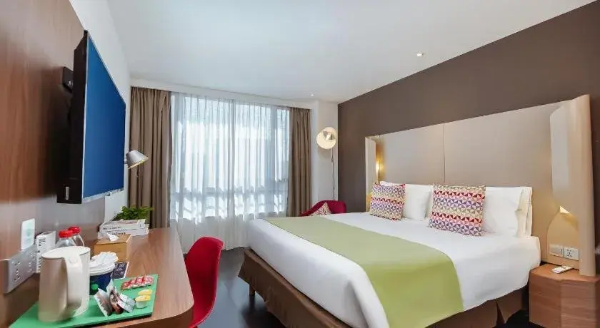 Bed in Campanile Hotel Suzhou Dushu Lake Tongyuan Road South Metro Station Bed in Campanile Hotel Suzhou Dushu Lake Tongyuan Road South Metro Station