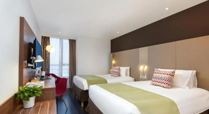 Bed in Campanile Hotel Suzhou Dushu Lake Tongyuan Road South Metro Station