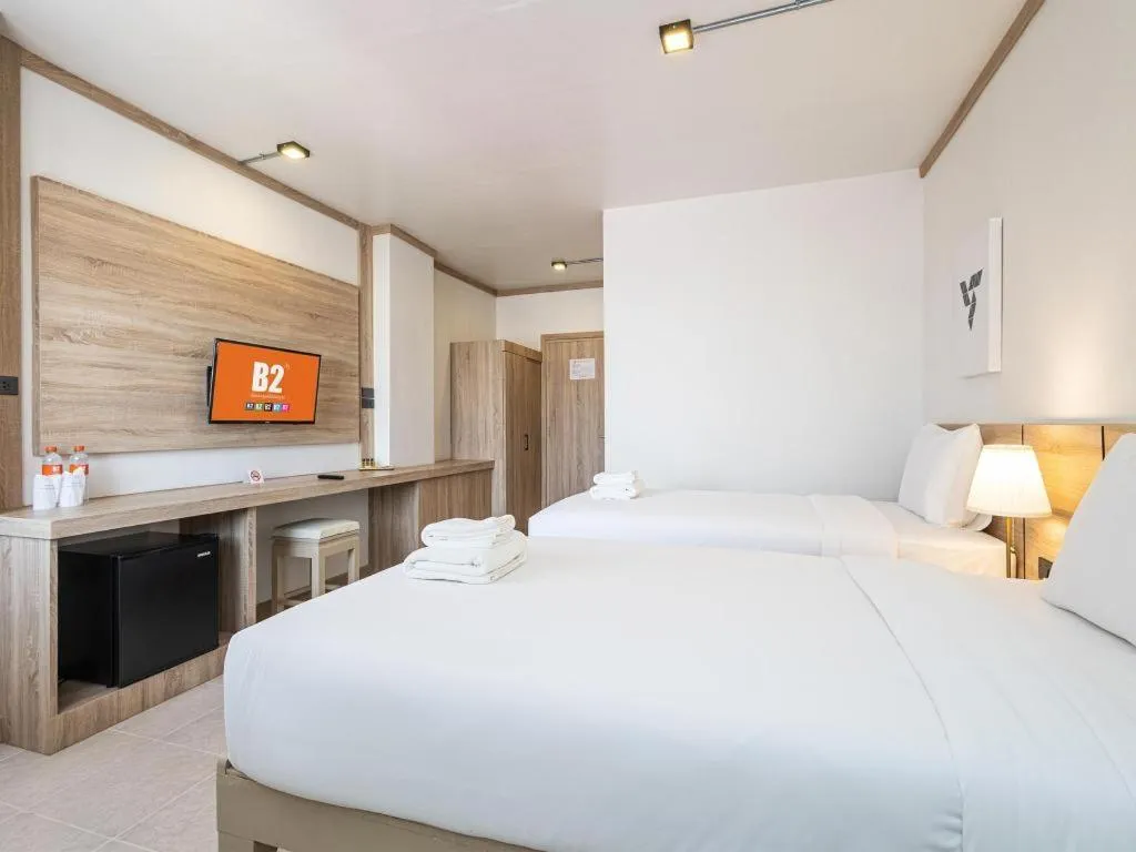 Bed in B2 Phitsanulok Boutique & Budget Hotel