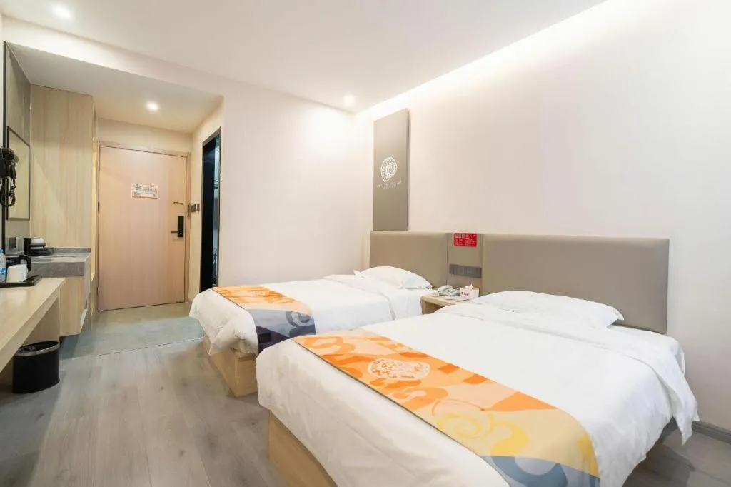 Bed in Shell Hotel Wuxi Huishan District Chang'an Town