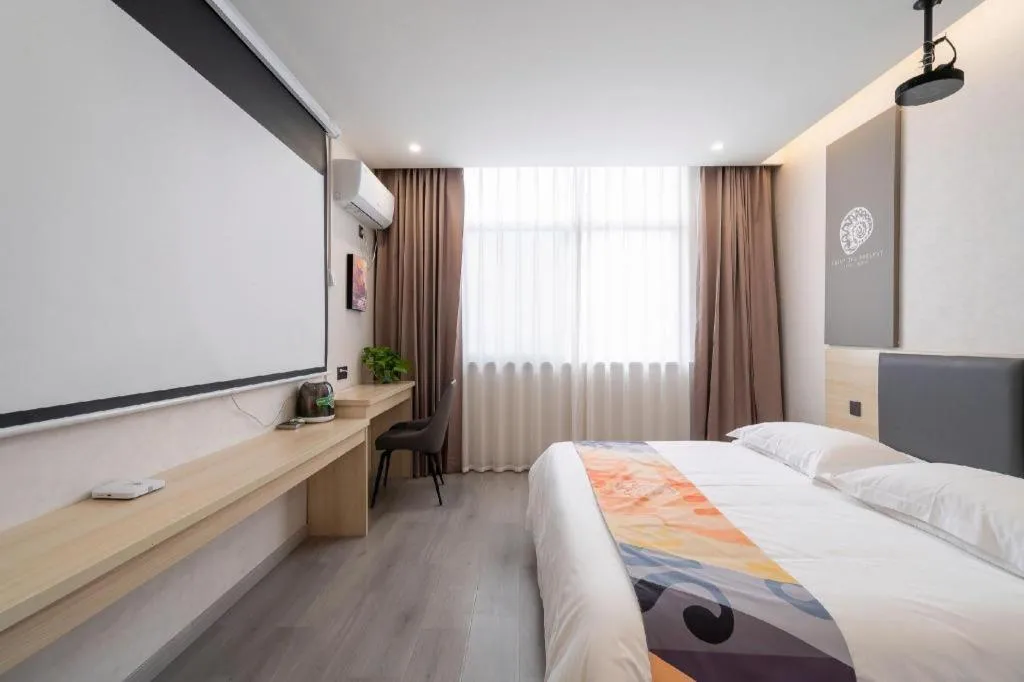 Bed in Shell Hotel Wuxi Huishan District Chang'an Town