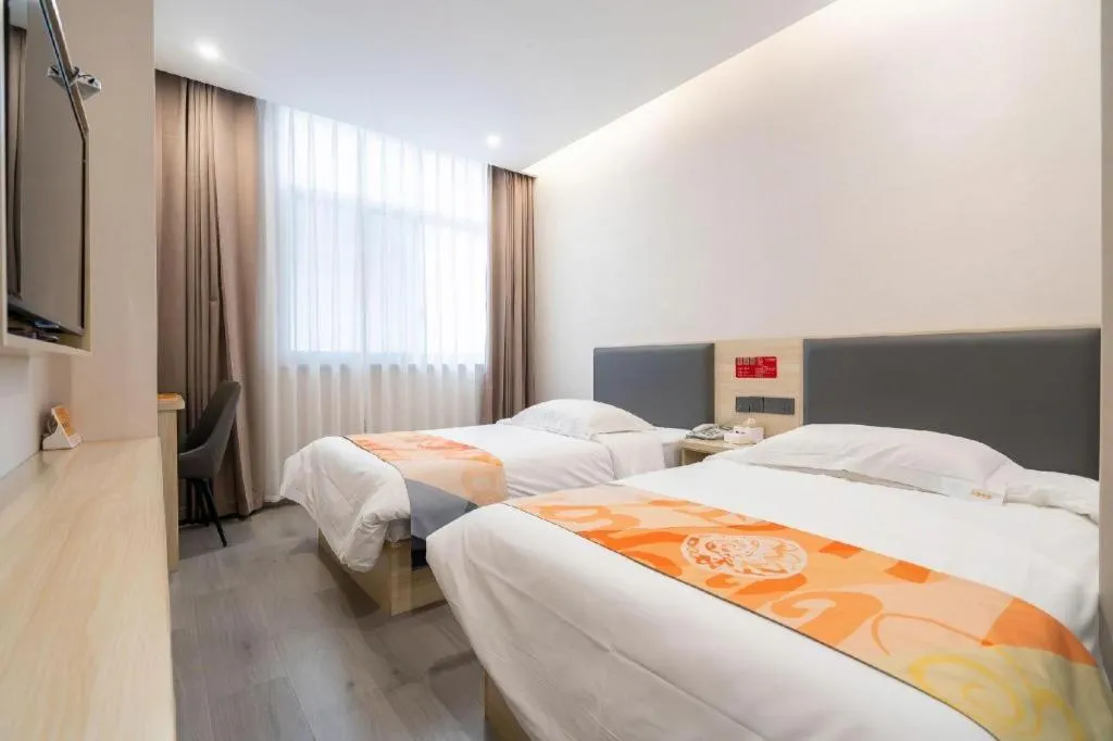 Bed in Shell Hotel Wuxi Huishan District Chang'an Town