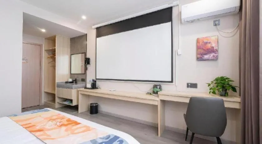 Bed in Shell Hotel Wuxi Huishan District Chang'an Town