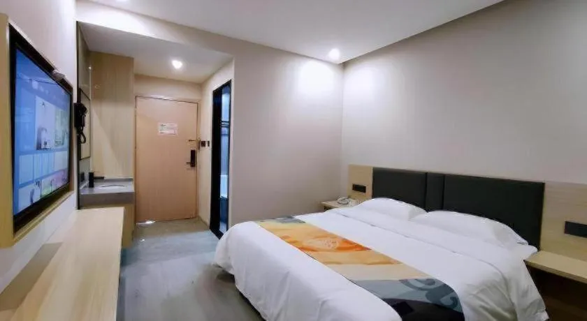 Bed in Shell Hotel Wuxi Huishan District Chang'an Town