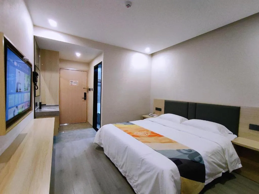 Bed in Shell Hotel Wuxi Huishan District Chang'an Town