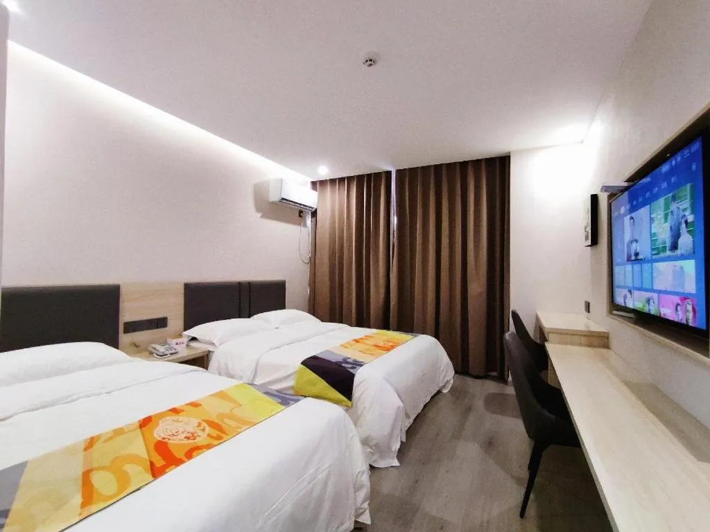 Bed in Shell Hotel Wuxi Huishan District Chang'an Town