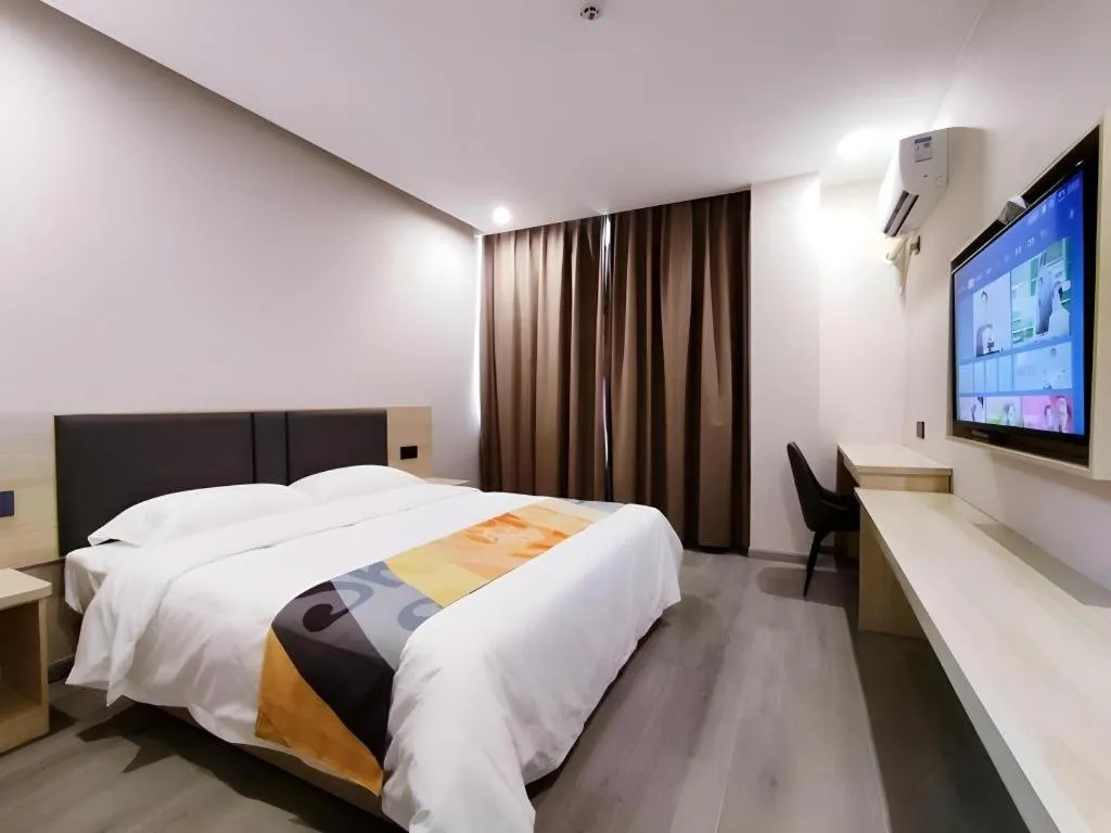 Bed in Shell Hotel Wuxi Huishan District Chang'an Town