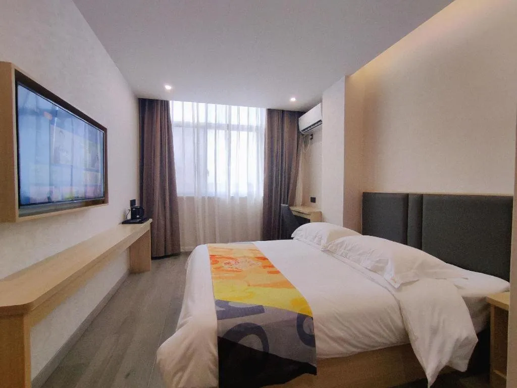 Bed in Shell Hotel Wuxi Huishan District Chang'an Town