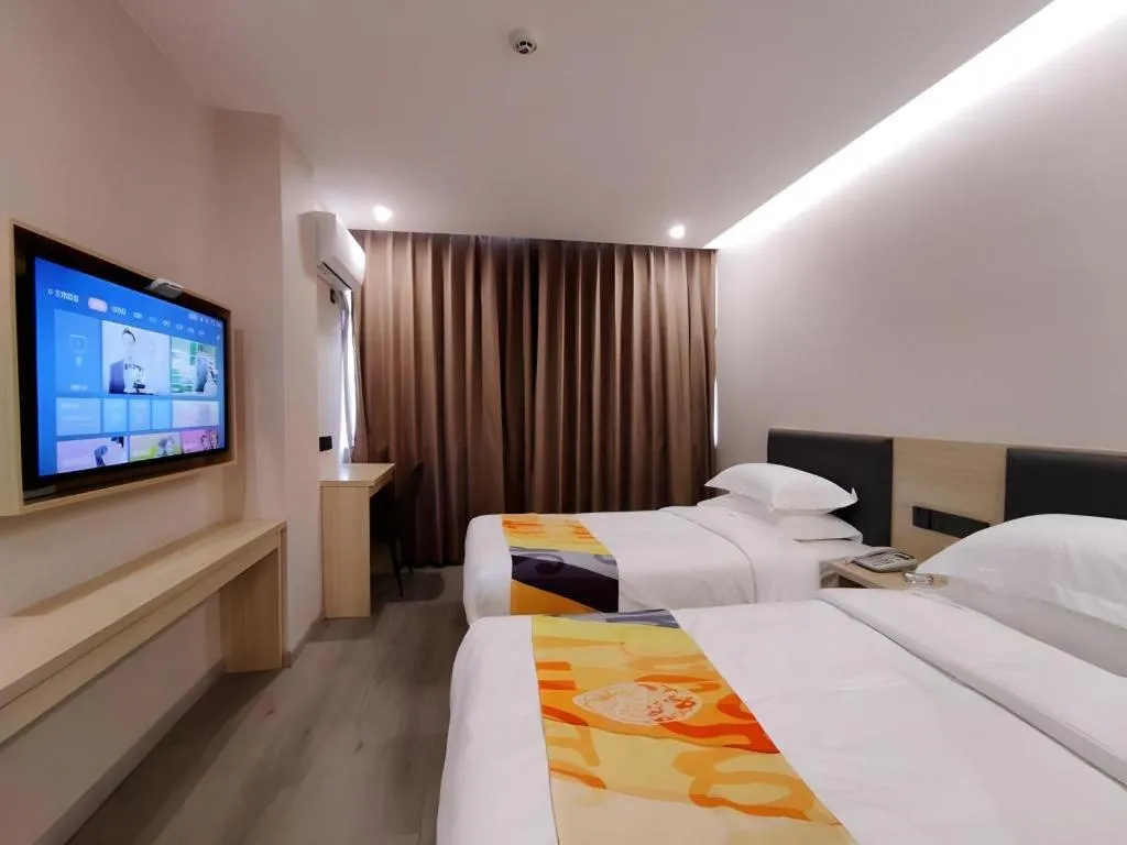 Bed in Shell Hotel Wuxi Huishan District Chang'an Town