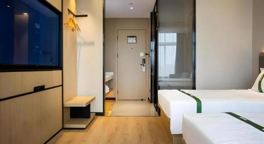 Bed in GreenTree Inn Express Bengbu Mohekou Town