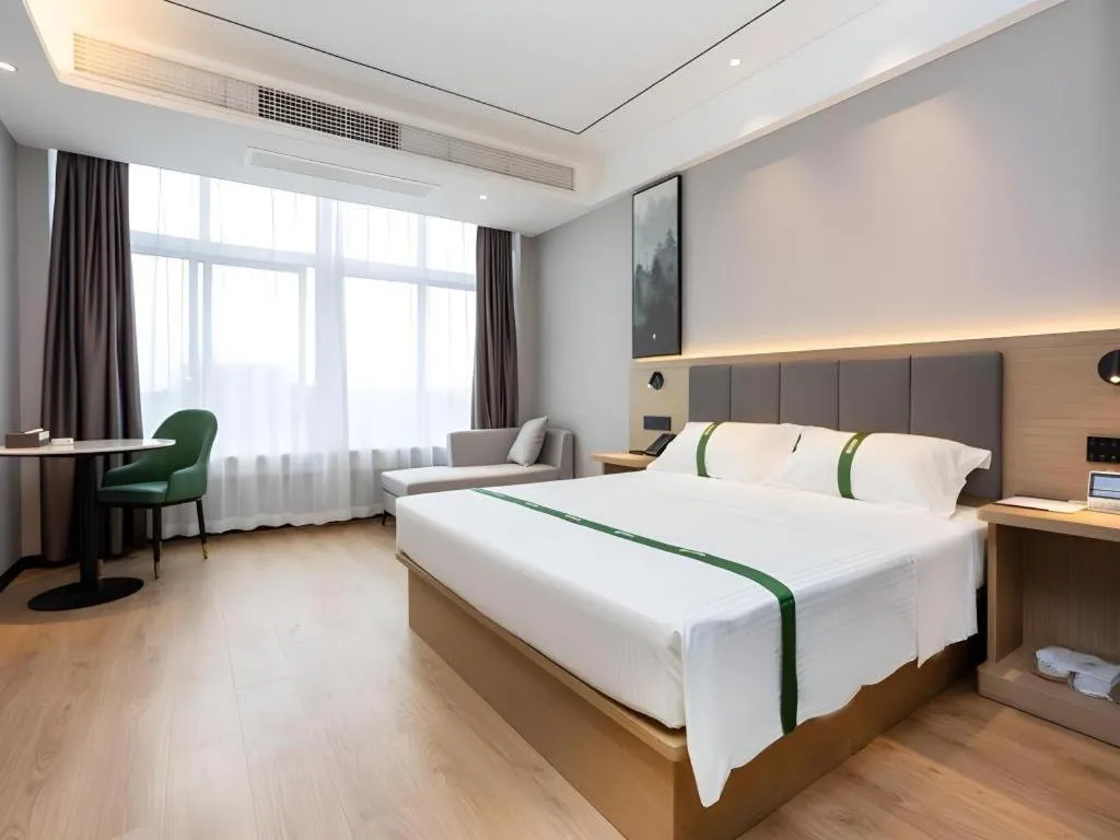 Bed in GreenTree Inn Express Bengbu Mohekou Town