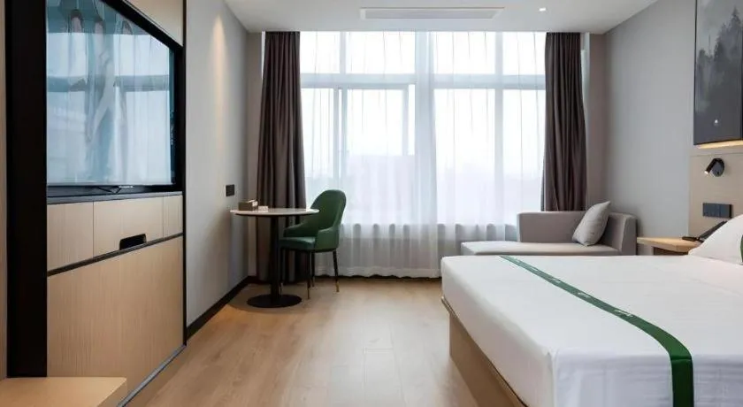 Bed in GreenTree Inn Express Bengbu Mohekou Town