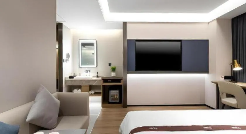 Bed in GYA Hotel Taiyuan Jinyang Street Grand Shanxi Hospital