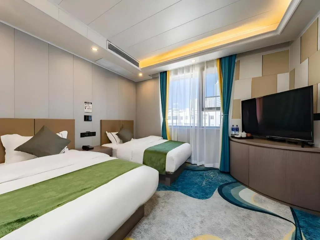 Bed in GELI Kunming North Railway Station Zoo