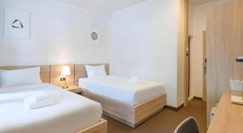 Bed in B2 Phayao Boutique & Budget Hotel Bed in B2 Phayao Boutique & Budget Hotel