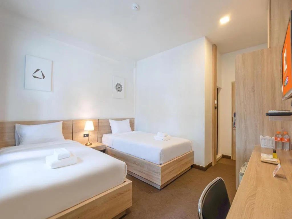 Bed in B2 Phayao Boutique & Budget Hotel