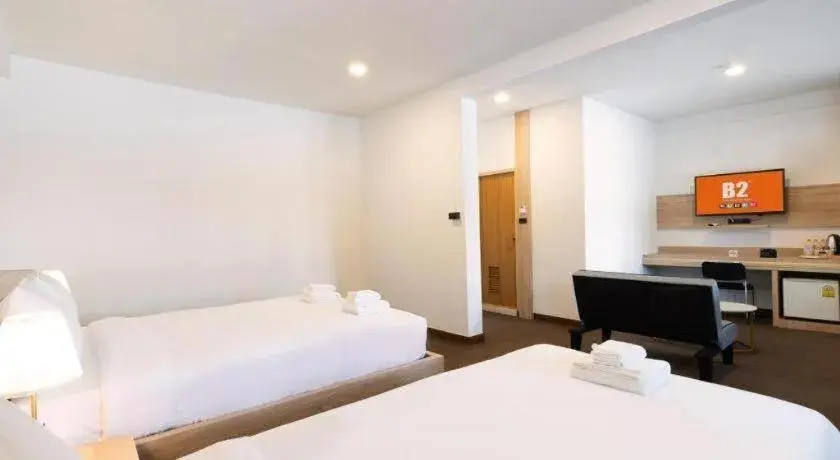 Bed in B2 Phayao Boutique & Budget Hotel Bed in B2 Phayao Boutique & Budget Hotel