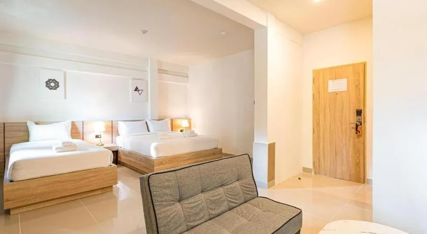 Bed in B2 Phayao Boutique & Budget Hotel