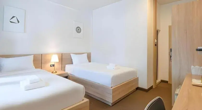 Bed in B2 Phayao Boutique & Budget Hotel Bed in B2 Phayao Boutique & Budget Hotel