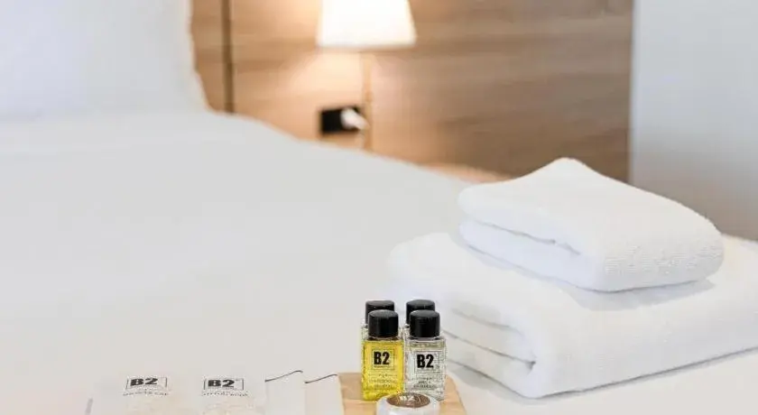 Bed in B2 Phayao Boutique & Budget Hotel Bed in B2 Phayao Boutique & Budget Hotel