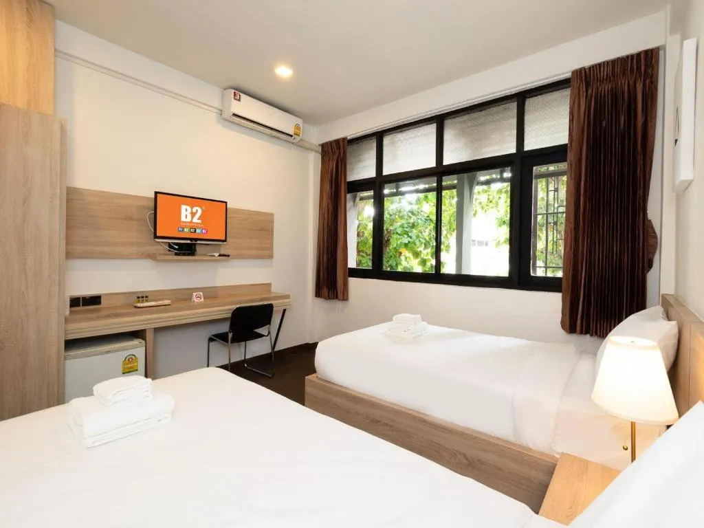 Bed in B2 Phayao Boutique & Budget Hotel