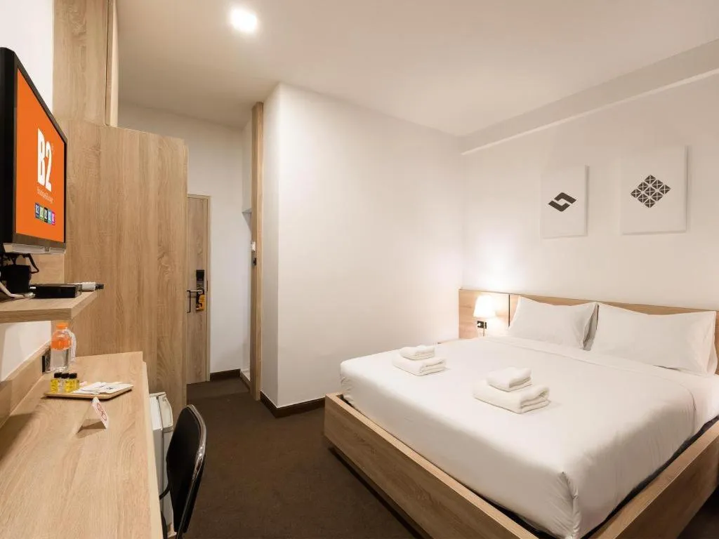 Bed in B2 Phayao Boutique & Budget Hotel