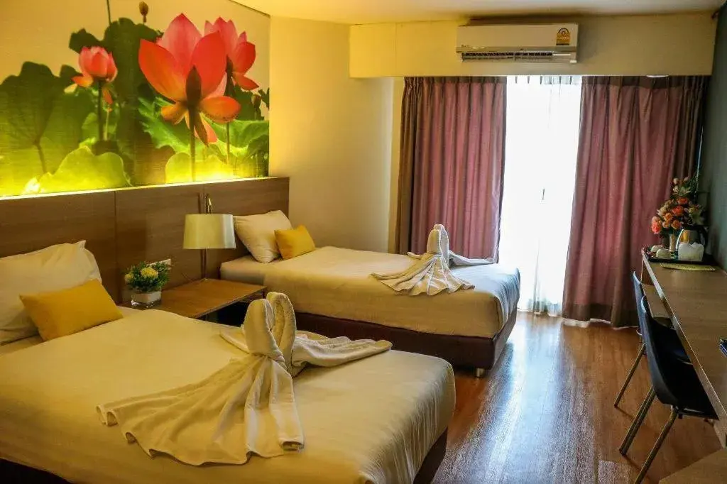 Bed in DLUXX THAMMASAT Bed in DLUXX THAMMASAT