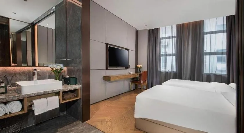 Bed in AMIGO migo Sleeping Hotel (mission hills)