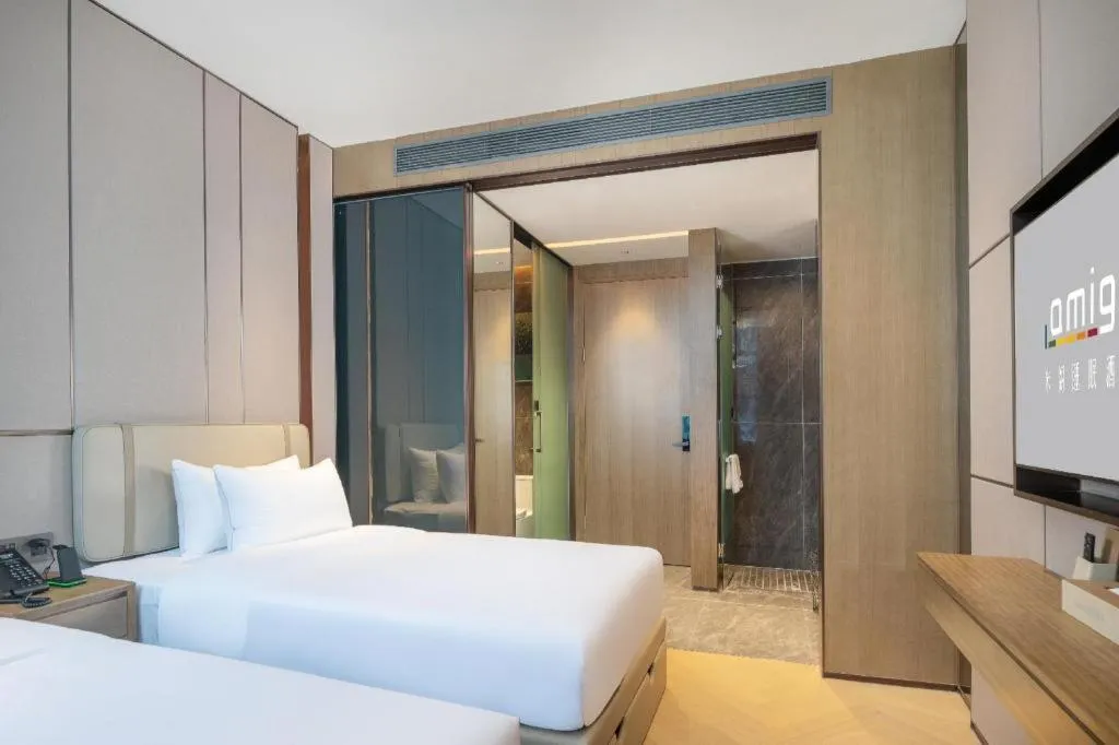 Bed in AMIGO migo Sleeping Hotel (mission hills)