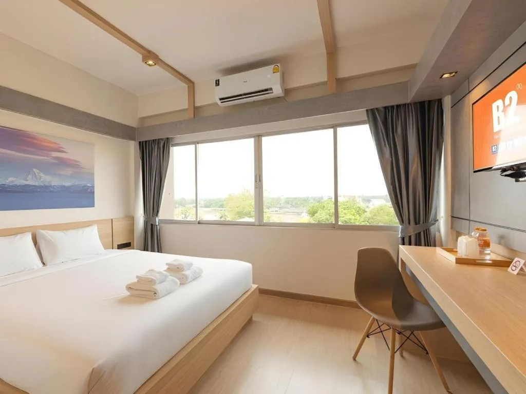 Bed in B2 Surat Thani Boutique & Budget Hotel