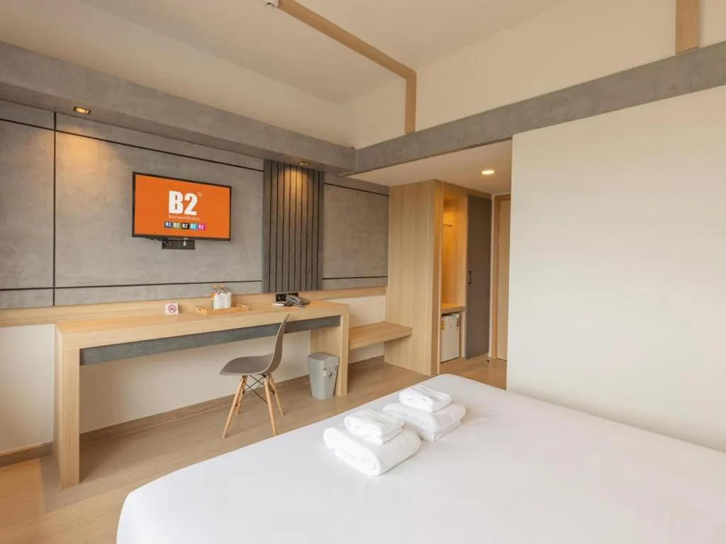 Bed in B2 Surat Thani Boutique & Budget Hotel