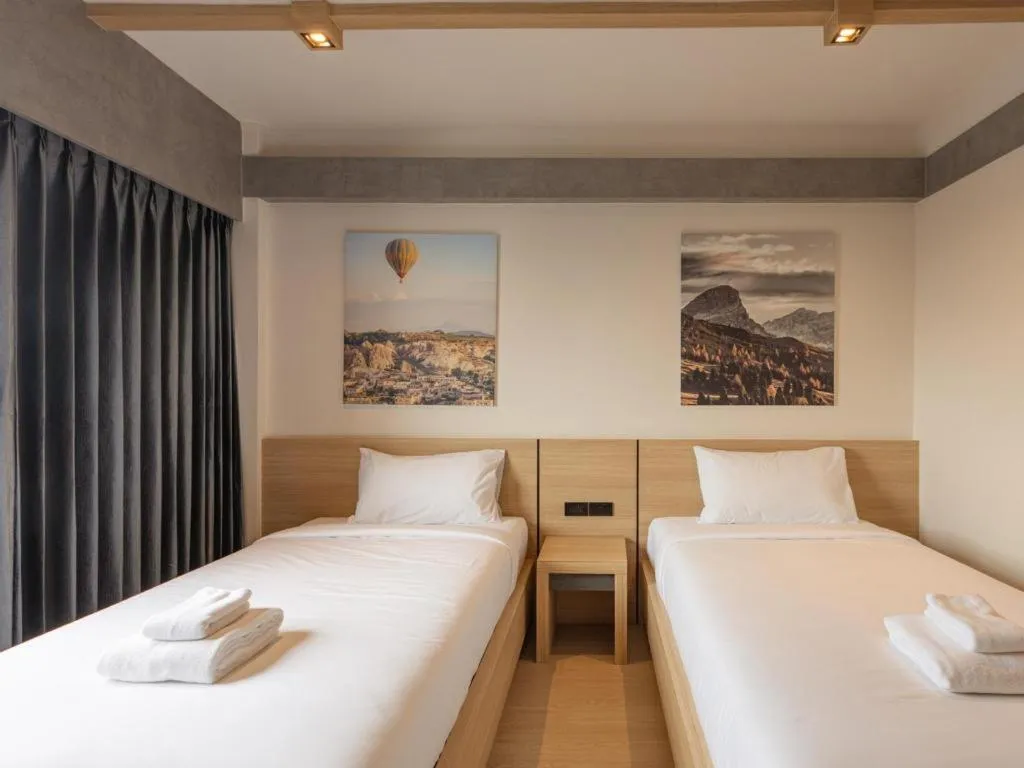 Bed in B2 Surat Thani Boutique & Budget Hotel