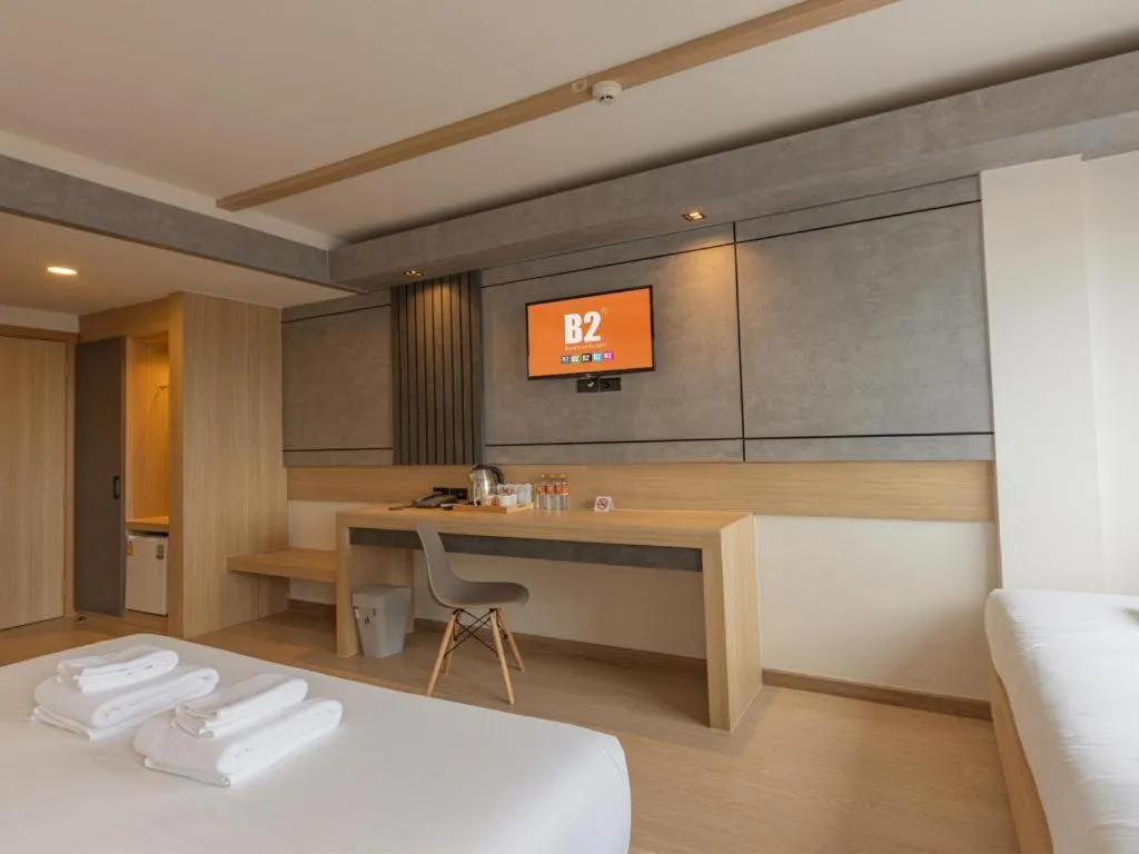 Bed in B2 Surat Thani Boutique & Budget Hotel