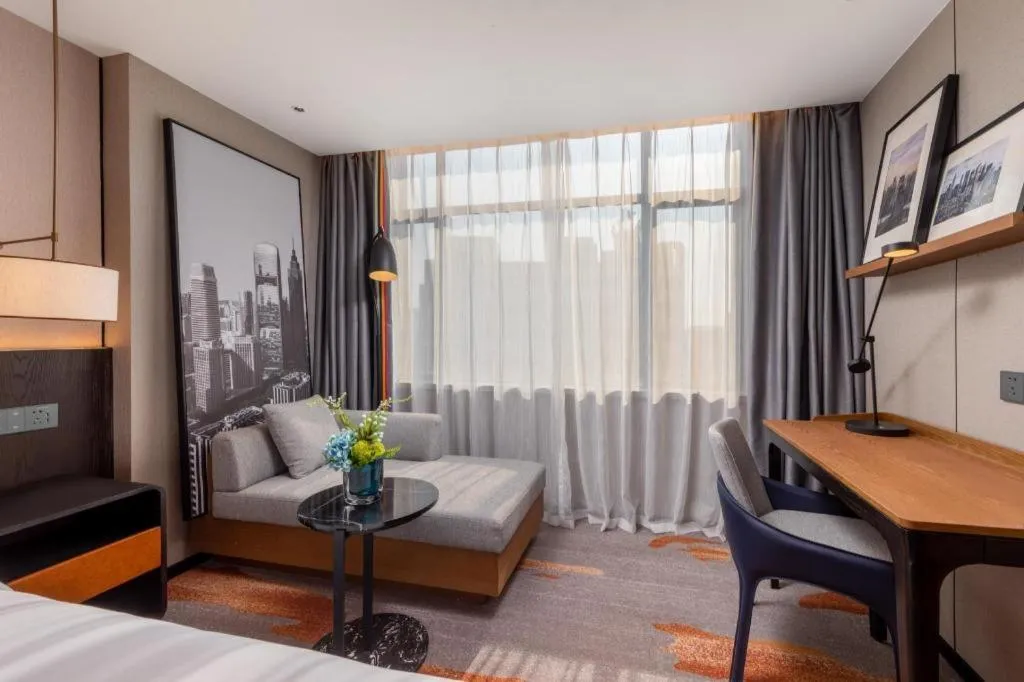 Bed in Park Inn Guangzhou Railway Station Yuexiu International Convention Center