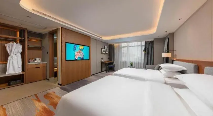 Bed in Park Inn Guangzhou Railway Station Yuexiu International Convention Center Bed in Park Inn Guangzhou Railway Station Yuexiu International Convention Center