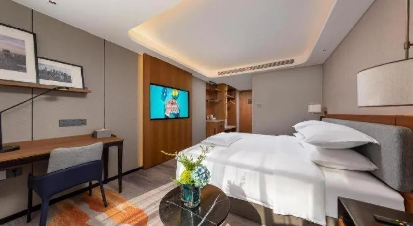 Bed in Park Inn Guangzhou Railway Station Yuexiu International Convention Center