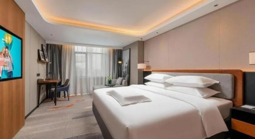 Bed in Park Inn Guangzhou Railway Station Yuexiu International Convention Center