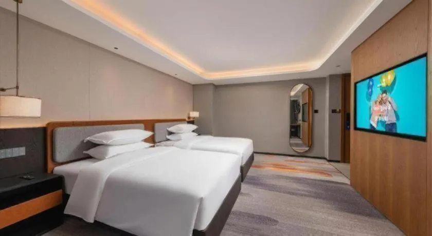 Bed in Park Inn Guangzhou Railway Station Yuexiu International Convention Center