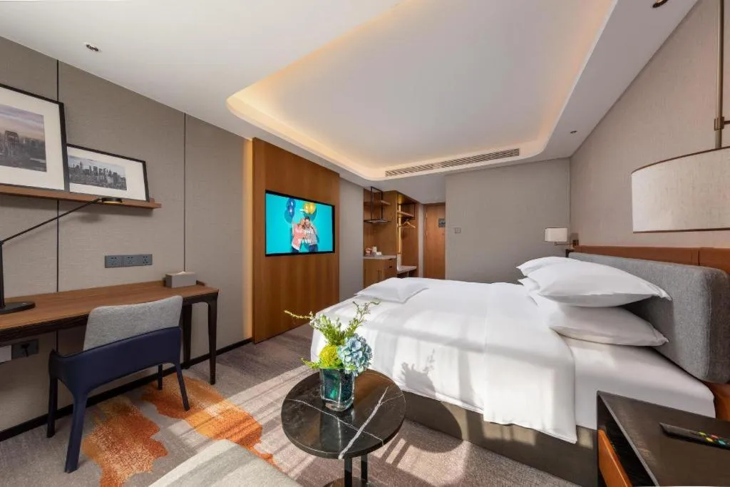 Bed in Park Inn Guangzhou Railway Station Yuexiu International Convention Center