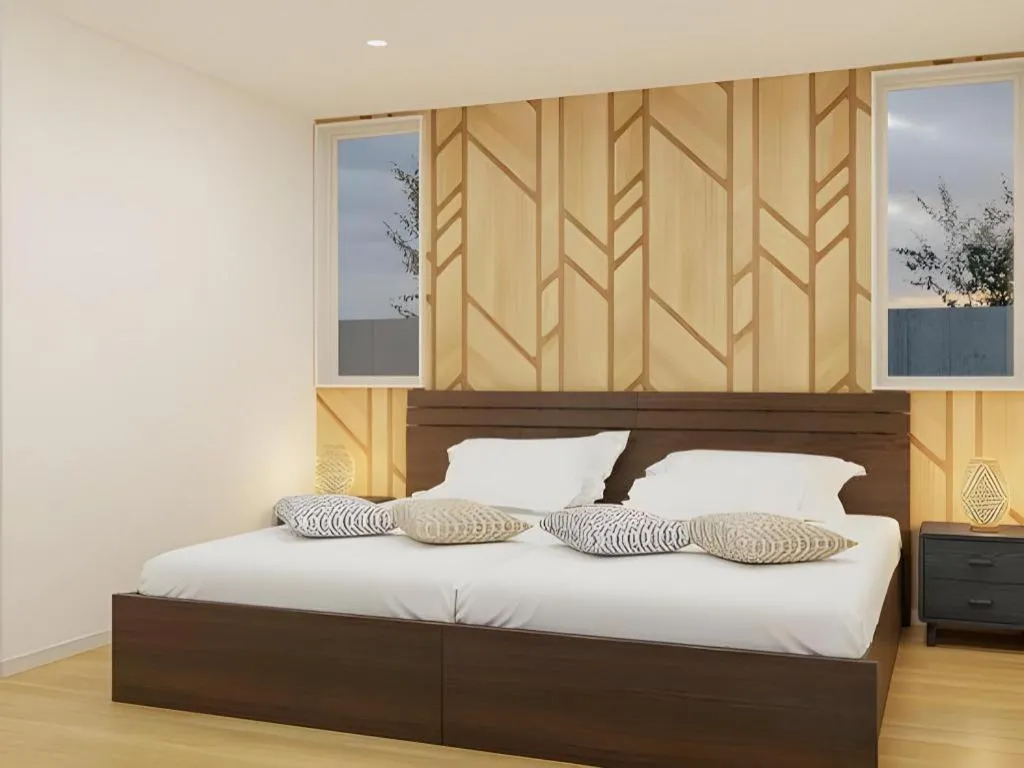 Bed in AWAUMI Fujikawaguchiko Resort