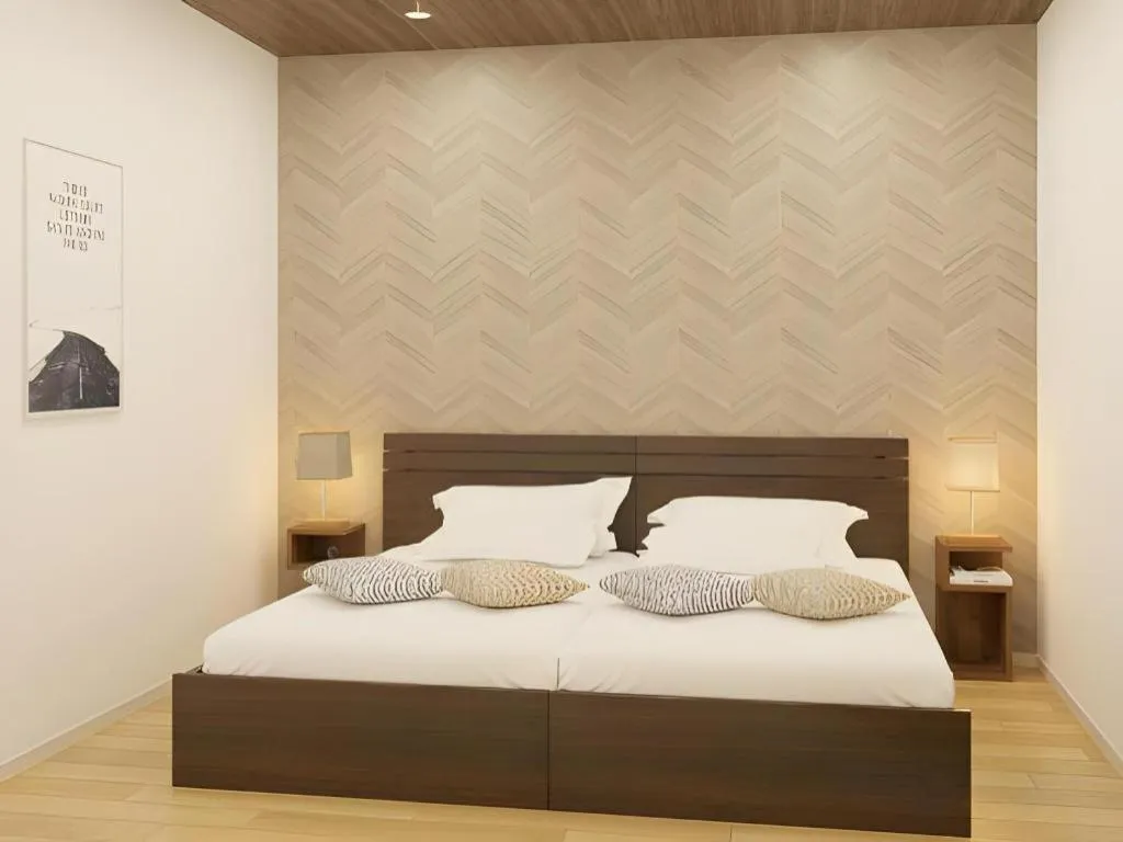 Bed in AWAUMI Fujikawaguchiko Resort